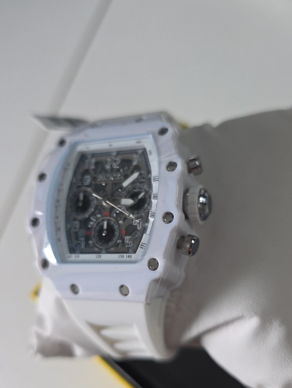 490.  Invicta Racing 39.5mm Silver Dial Unisex Quartz Watch